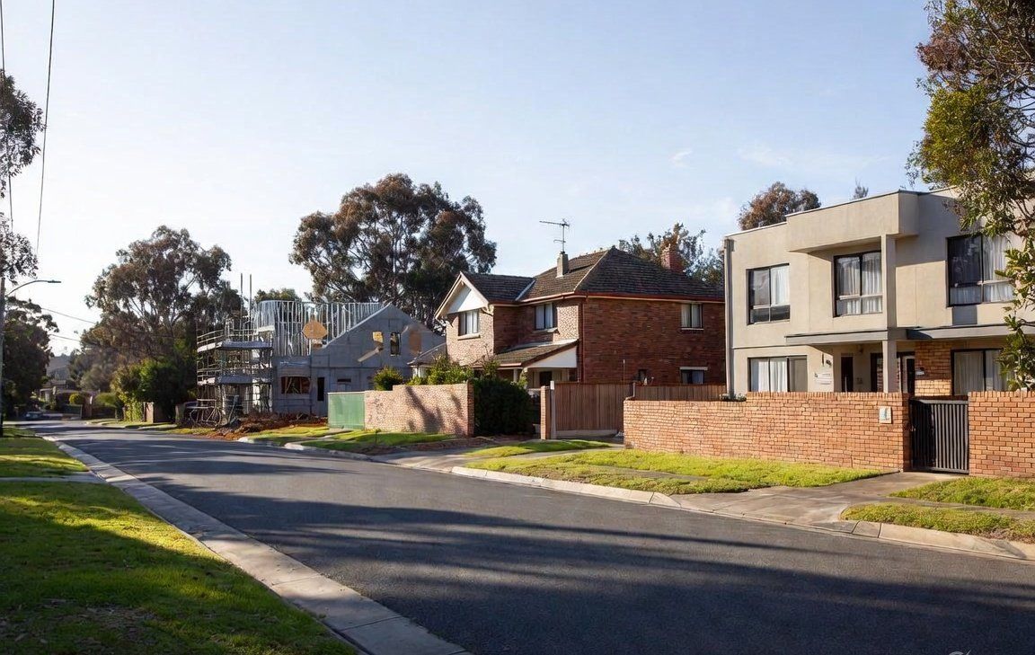 Blacktown street of brick homes
